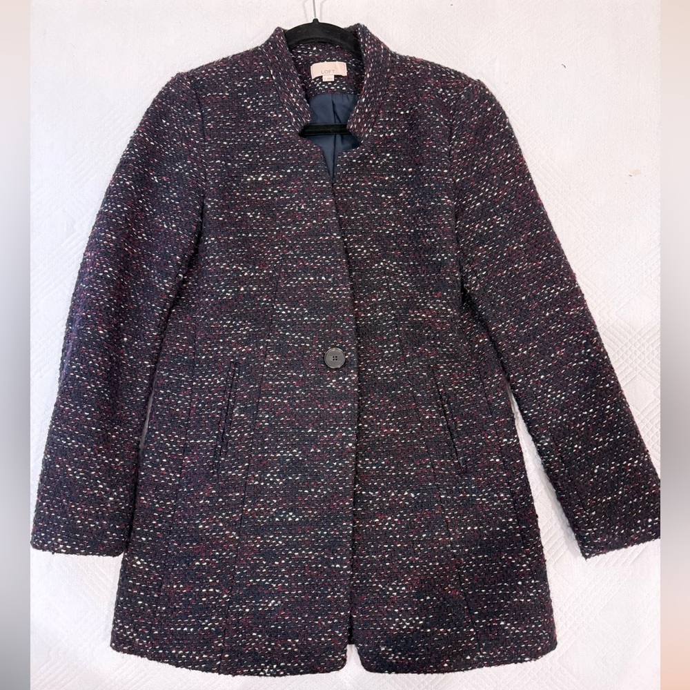 LOFT Women's Tweed Pea Coat